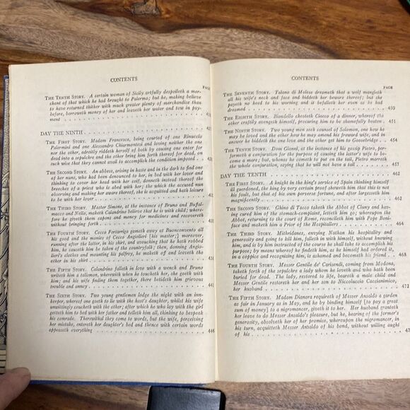 The Decameron of Boccaccio Illustrated Book 1931 Copyright - Picture 10 of 13